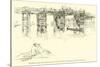 Old Putney Bridge-James Abbott McNeill Whistler-Stretched Canvas
