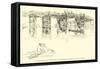 Old Putney Bridge-James Abbott McNeill Whistler-Framed Stretched Canvas
