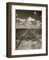 Old Railroad Tracks-Aaron Horowitz-Framed Photographic Print