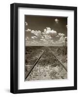 Old Railroad Tracks-Aaron Horowitz-Framed Photographic Print