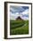 Old Red Barn and Spring Crop of Wheat, Genesee, Idaho, USA-Terry Eggers-Framed Photographic Print