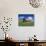 Old Red Barn in a Field of Spring Wheat-Terry Eggers-Photographic Print displayed on a wall