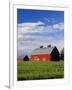 Old Red Barn in Field-Terry Eggers-Framed Photographic Print