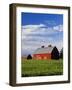 Old Red Barn in Field-Terry Eggers-Framed Photographic Print