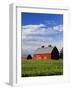 Old Red Barn in Field-Terry Eggers-Framed Photographic Print