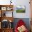 Old Red Barn in Spring Wheat Fields-Terry Eggers-Photographic Print displayed on a wall