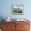 Old Red Barn in Spring Wheat Fields-Terry Eggers-Framed Photographic Print displayed on a wall