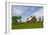 Old Red Barn, Kansas, USA-Michael Scheufler-Framed Photographic Print