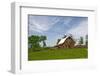 Old Red Barn, Kansas, USA-Michael Scheufler-Framed Photographic Print