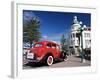 Old Red Car Advertising Tours in the Art Deco City, Napier, New Zealand-Don Smith-Framed Photographic Print