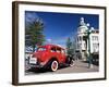 Old Red Car Advertising Tours in the Art Deco City, Napier, New Zealand-Don Smith-Framed Photographic Print