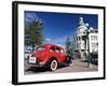 Old Red Car Advertising Tours in the Art Deco City, Napier, New Zealand-Don Smith-Framed Photographic Print