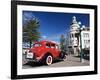 Old Red Car Advertising Tours in the Art Deco City, Napier, New Zealand-Don Smith-Framed Photographic Print