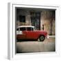 Old Red Car, Havana, Cuba, West Indies, Central America-Lee Frost-Framed Photographic Print