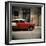 Old Red Car, Havana, Cuba, West Indies, Central America-Lee Frost-Framed Photographic Print