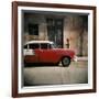 Old Red Car, Havana, Cuba, West Indies, Central America-Lee Frost-Framed Photographic Print