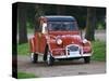 Old Red Citroen, Bodega Bouza Winery, Canelones, Montevideo, Uruguay-Per Karlsson-Stretched Canvas