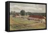 Old Red Lion Inn and Former Infant Workhouse, Barnet-Peter Higginbotham-Framed Stretched Canvas