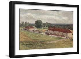 Old Red Lion Inn and Former Infant Workhouse, Barnet-Peter Higginbotham-Framed Art Print