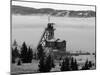 Old Relics Of Historic Mines Rise Above The Clouds In Butte, Montana-Austin Cronnelly-Mounted Photographic Print