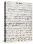 Old Reproduction Of Hamlet Score-marzolino-Stretched Canvas