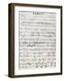 Old Reproduction Of Hamlet Score-marzolino-Framed Art Print