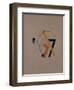 Old Resident. Figurine for the Opera Victory over the Sun by A. Kruchenykh, 1920-1921-El Lissitzky-Framed Giclee Print