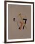 Old Resident. Figurine for the Opera Victory over the Sun by A. Kruchenykh, 1920-1921-El Lissitzky-Framed Premium Giclee Print