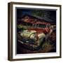 Old Retro 1960's Car Rusting Outdoors-Florian Raymann-Framed Photographic Print