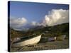 Old Road Bay Beach and Volcano, Montserrat, Leeward Islands, Caribbean, Central America-G Richardson-Stretched Canvas