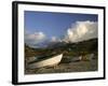 Old Road Bay Beach and Volcano, Montserrat, Leeward Islands, Caribbean, Central America-G Richardson-Framed Photographic Print