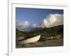 Old Road Bay Beach and Volcano, Montserrat, Leeward Islands, Caribbean, Central America-G Richardson-Framed Photographic Print