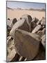 Old Rock Inscriptions in the Tassili N'Ajjer, Sahara, Southern Algeria, North Africa, Africa-Michael Runkel-Mounted Photographic Print