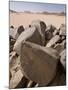 Old Rock Inscriptions in the Tassili N'Ajjer, Sahara, Southern Algeria, North Africa, Africa-Michael Runkel-Mounted Photographic Print