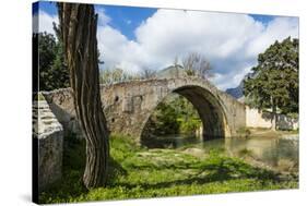 Old Roman Bridge, Preveli, Crete, Greek Islands, Greece, Europe-Michael Runkel-Stretched Canvas
