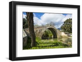 Old Roman Bridge, Preveli, Crete, Greek Islands, Greece, Europe-Michael Runkel-Framed Photographic Print