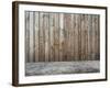 Old Room with Concrete Wall and Wooden Floor-Vlntn-Framed Photographic Print