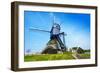 Old Rotating Water Pumping Windmill in Holland-SerrNovik-Framed Photographic Print