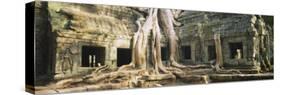 Old Ruins of a Building, Angkor Wat, Cambodia-null-Stretched Canvas
