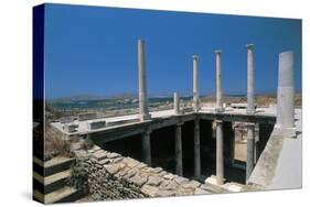 Old Ruins of a Building, House of Hermes, Delos, Cyclades Islands, Southern Aegean, Greece-null-Stretched Canvas