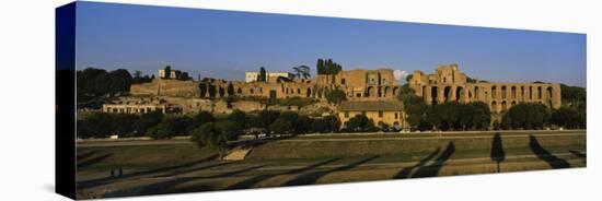 Old Ruins of a Building, Roman Forum, Rome, Italy-null-Stretched Canvas