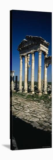 Old Ruins of a Built Structure, Entrance Columns, Apamea, Syria-null-Stretched Canvas