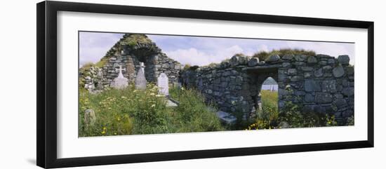 Old Ruins of a Church, County Kerry, Munster, Republic of Ireland-null-Framed Photographic Print