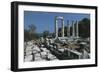 Old Ruins of a Temple, Sanctuary of the Great Gods, Samothrace, Aegean Islands-null-Framed Giclee Print