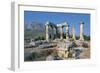Old Ruins of a Temple, Temple of Apollo, Corinth, Peloponnesus, Greece-null-Framed Giclee Print