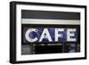 Old Rusty Cafe Sign-JM Travel Photography-Framed Art Print