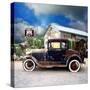 Old Rusty Car in America-Salvatore Elia-Stretched Canvas
