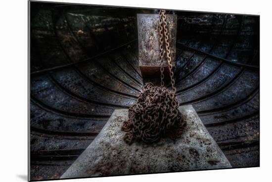 Old Rusty Chain-Nathan Wright-Mounted Photographic Print