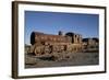 Old Rusty Steam Engine-Achim Baque-Framed Photographic Print