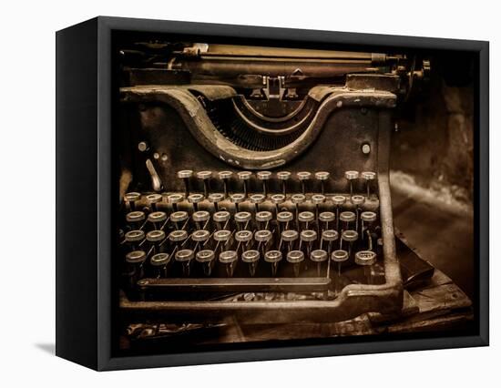 Old Rusty Typewriter-NejroN Photo-Framed Stretched Canvas